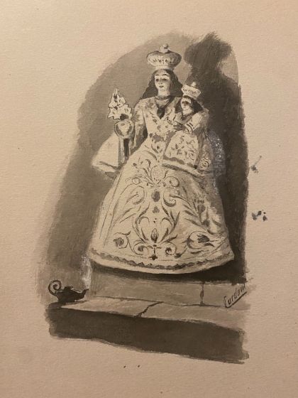 Madonna con bambino by Florida Cordova - Artwork 