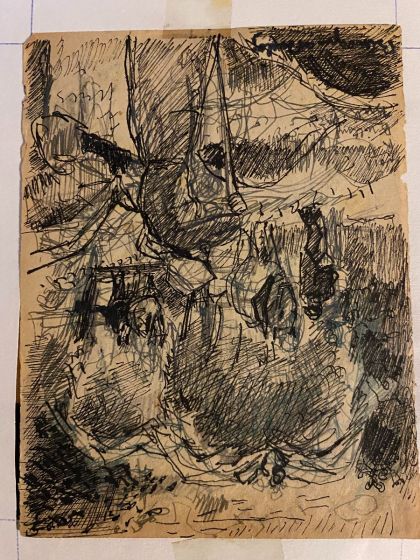 Back of the drawing 