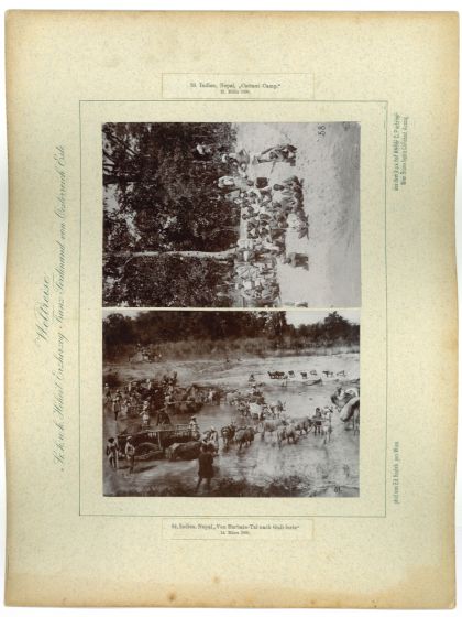 Indien. Nepal - Cattani Camp by prince Franz Ferdinand von Osterreich Este - Artwork