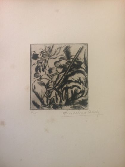 Avant l'Attaque - from "Le Croquis du Front Italien"