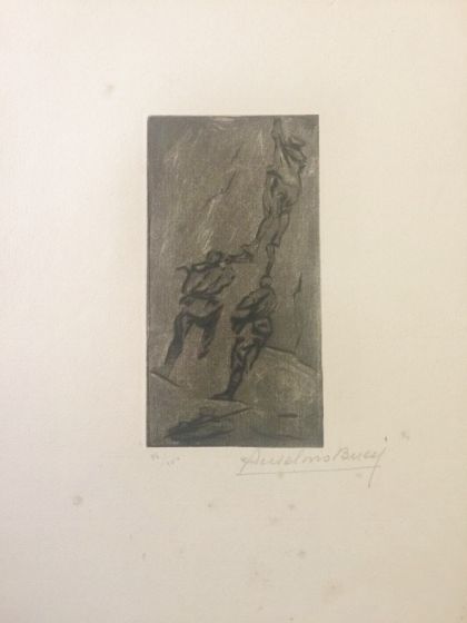 La Guerre Horizontale - from "Le Croquis du Front Italien"