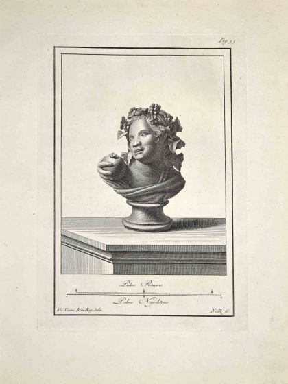 Carlo Nolli - Ancient Roman Bust - Old Masters Art