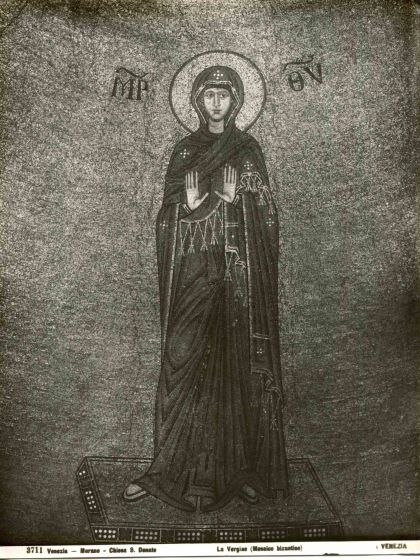 The Virgin, Murano - Vintage Photo Detail