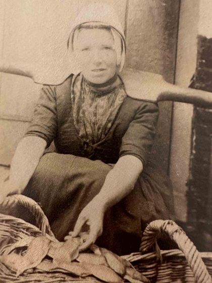 The Old Days - Woman in Hollandaise Costume