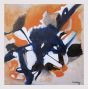 Orange Composition by Giorgio Lo Fermo - Contemporary Artwork 