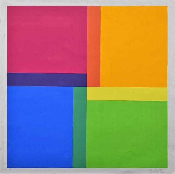  Geometric Composition byRichard Paul Lohse - Contemporary Artwork