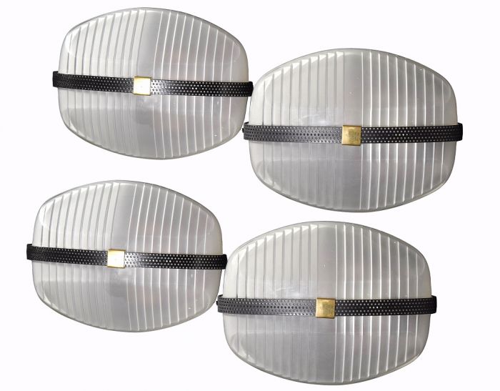Set of Four Lambda Appliques by Vico Magistretti - Design Lamps