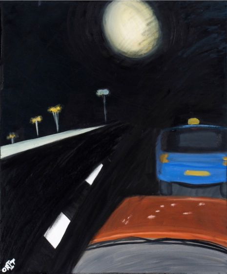 Night by Orit Sharbat - Contemporary Artwork