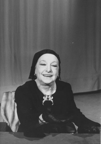 The Italian Actress Paola Borboni