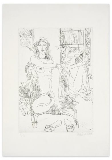 Female Nude by Sergio Barletta - Contemporary artwork