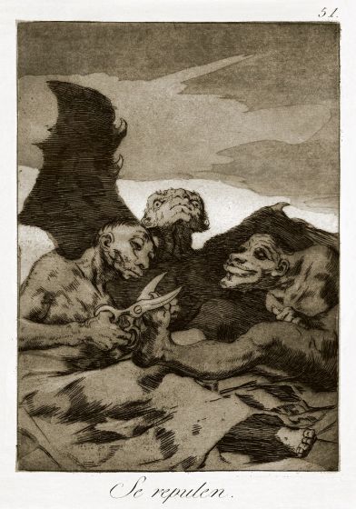 Se Repulen by Francisco Goya - Old Master Artwork