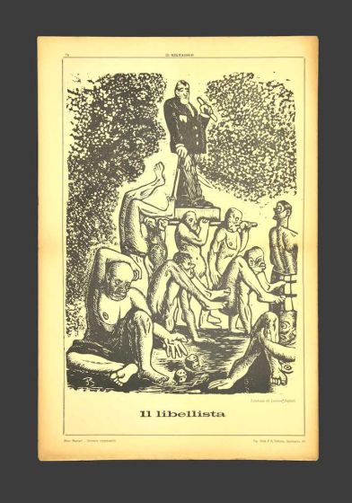 "Il Selvaggio no.11- 1932", Illustrated by Mino Maccari- Art Magazine