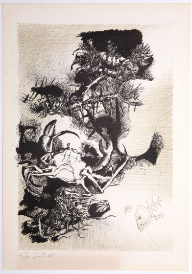 Natura morta 1965 by Leo Guida.
