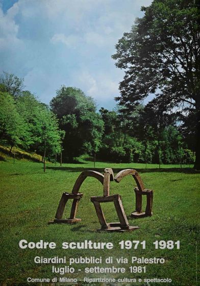 the poster of Codre sculpture  in Milan