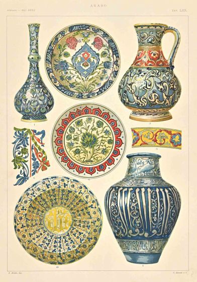 Decorative Objects in  Arab Style