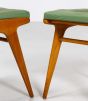 Set of Six Green Chairs - Design Furniture
