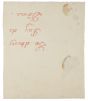 Nude 1935's is an original drawing in tempera and watercolor a on paper, realized by Jean Delpech (1988-1916). (BACK OF THE DRAWING)