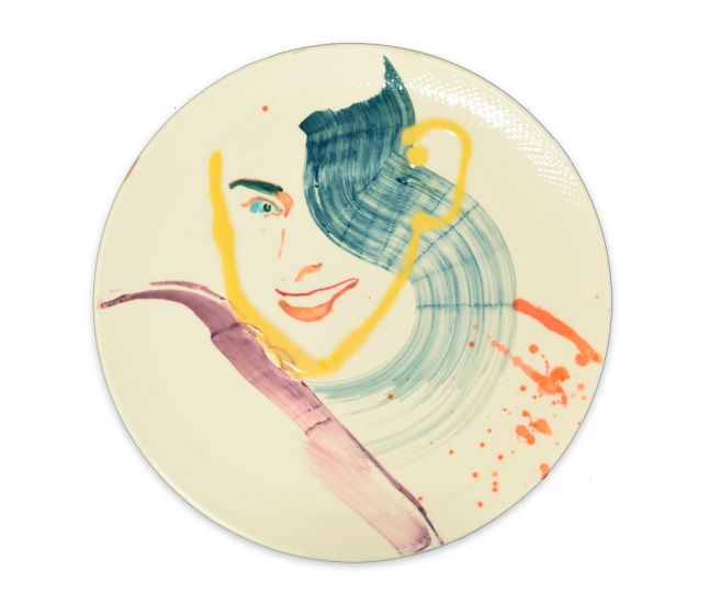 Smiling Woman by Anastasia Kurakina - Decorative Object