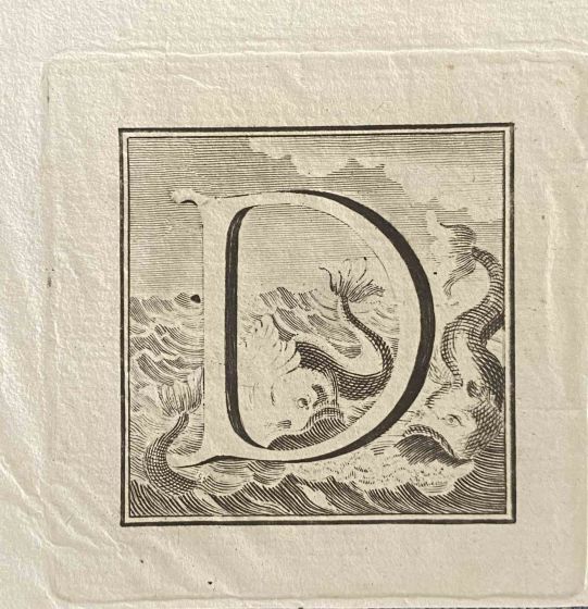 Capital Letter for Antiquities of Herculaneum Exposed