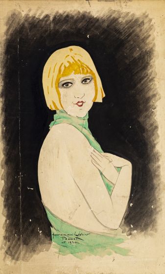 Woman Portrait by Paul Bonet - Modern Artwork