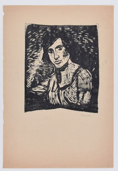Figura di Uomo by Mino Maccari - Modern artwork
