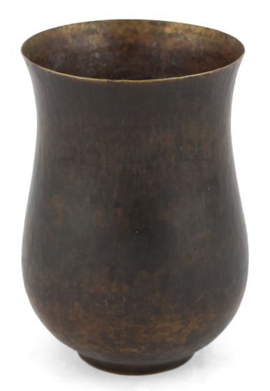 Dark Patina Brass Vase - Decorative Objects