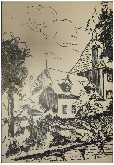 The House by L.Gerard - Contemporary Artwork