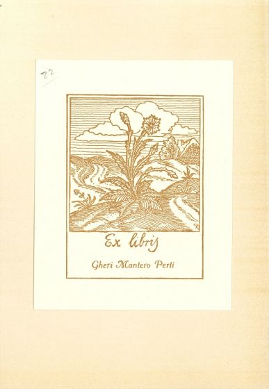 Ex Libris Gheri Mantero - Contemporary Artwork