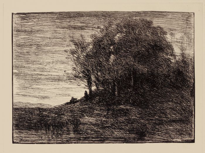 Landscape by Camille Corot - Prints & Multiples