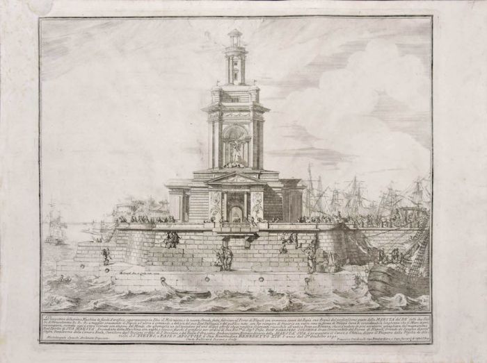 "Naples port" by an Anonymous - Old Master Artwork