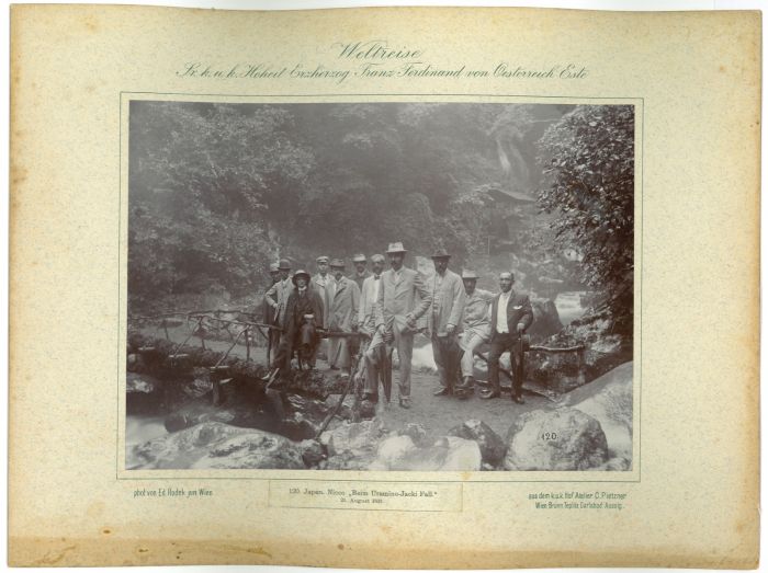 Uramino Jacki Fall - 21 August 1893 - by prince Franz Ferdinand von Osterreich Este - Artwork