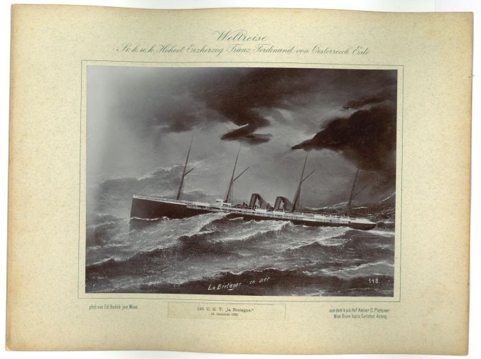 La Bretagne - 13 October 1893 - by prince Franz Ferdinand von Osterreich Este - Artwork