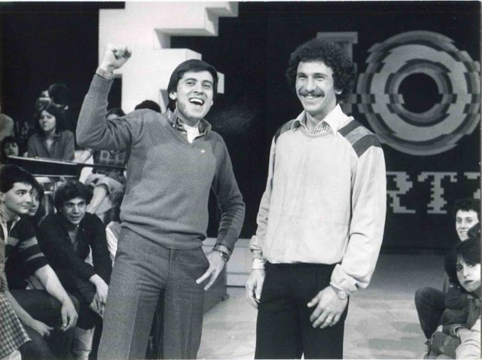 Gianni Morandi and Giuseppe Savoldi - Vintage Photo