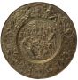 Big Copper Gilded Plate