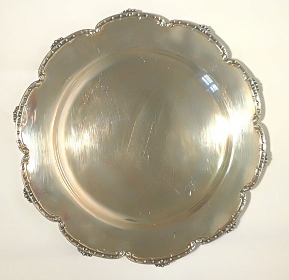 Silver Dish Plate by Anonymous - Decorative Object