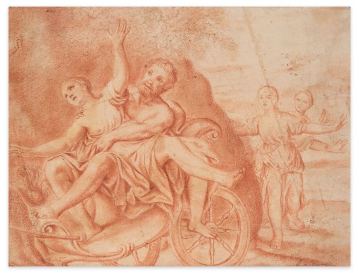 Rat of Sabines by Anonymous - Old Master's Original Drawing
