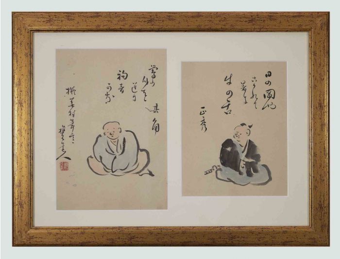 Pair of Oriental Figures