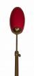 Vintage Red Murano Glass Floor Lamp attr. to Vistosi
