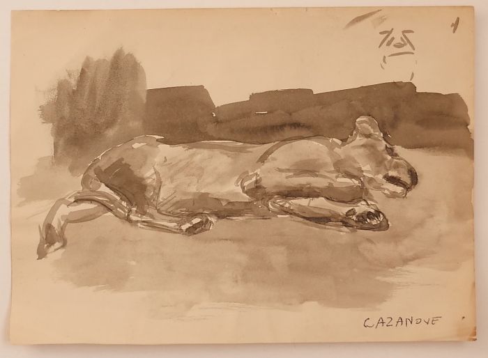 The Dog by by R. Casanove - Modern Artwork