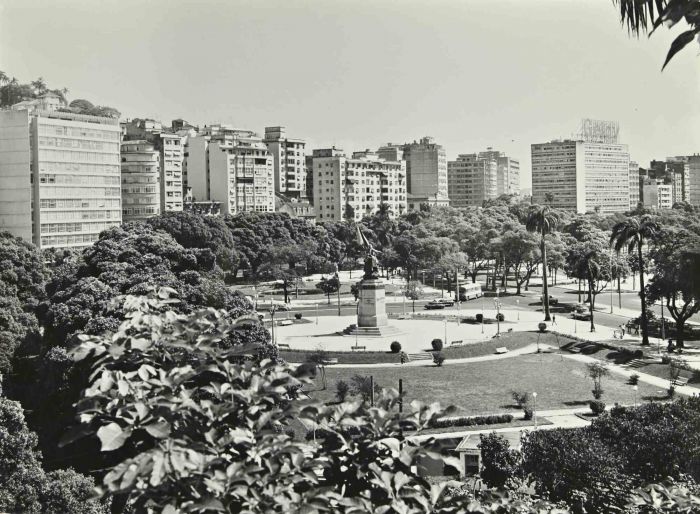 Rio de Janeiro Garden of Glory - Vintage b/w Photo   