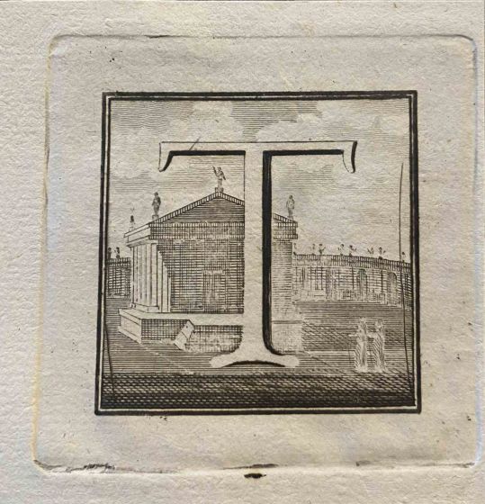 Capital Letter from Ancient Rome