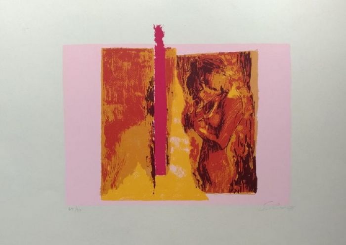 Pink Nude by Nicola Simbari - Contemporary Artwork