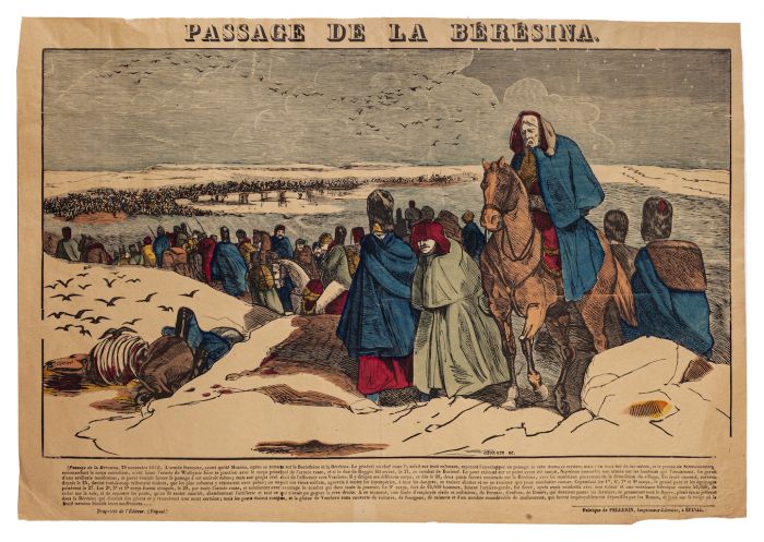 "Epinal Print, Passage De La Beresina" by Anonymous - Modern Artwor