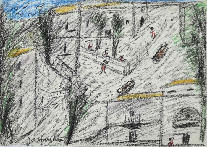Roman Square by Nazareno Gattamelata -  Contemporary Artworks 