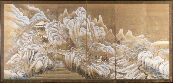 Takahashi Sohei - Snowy Landscape Panel - Modern Artwork