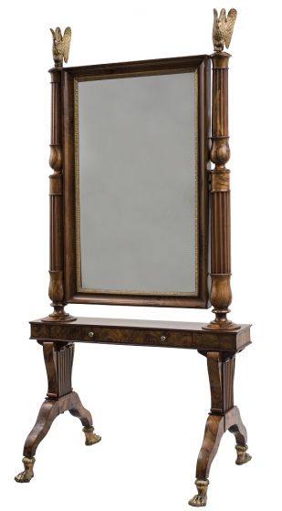 Empire Style Mirror by Anonymous - Decorative Object