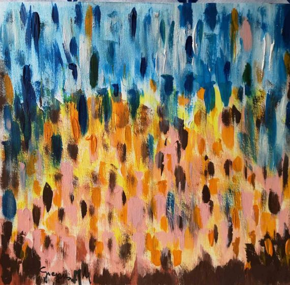 Martine Goeyens - Abstract Composition - Contemporary Artwork