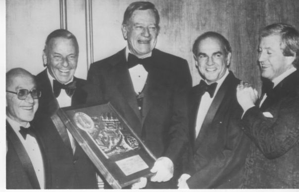  John Wayne and Frank Sinatra