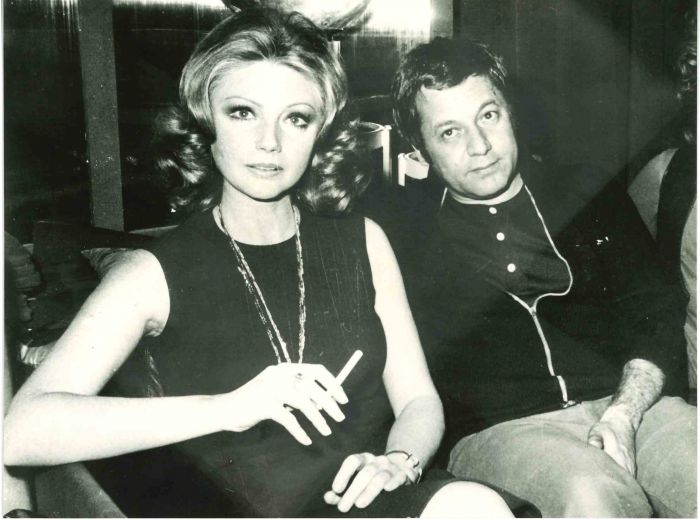 Sylva Koscina and Paolo Villaggio - Vintage Photo