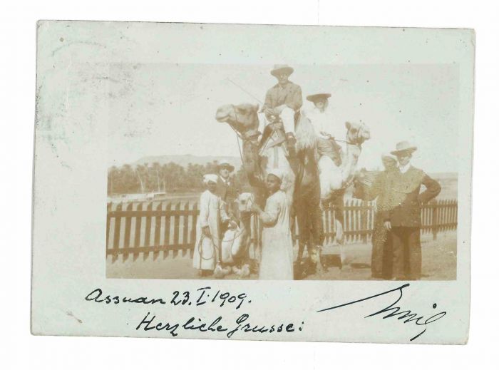 Assuan - Herzliche Grusse in 1909
